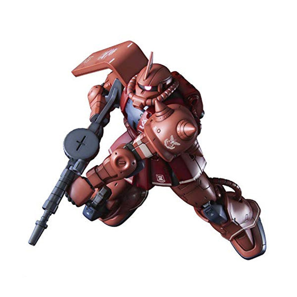 GUNDAM - Model Kit - HG 1/144 - MS-06S Zaku II Aznable's Mobile Red